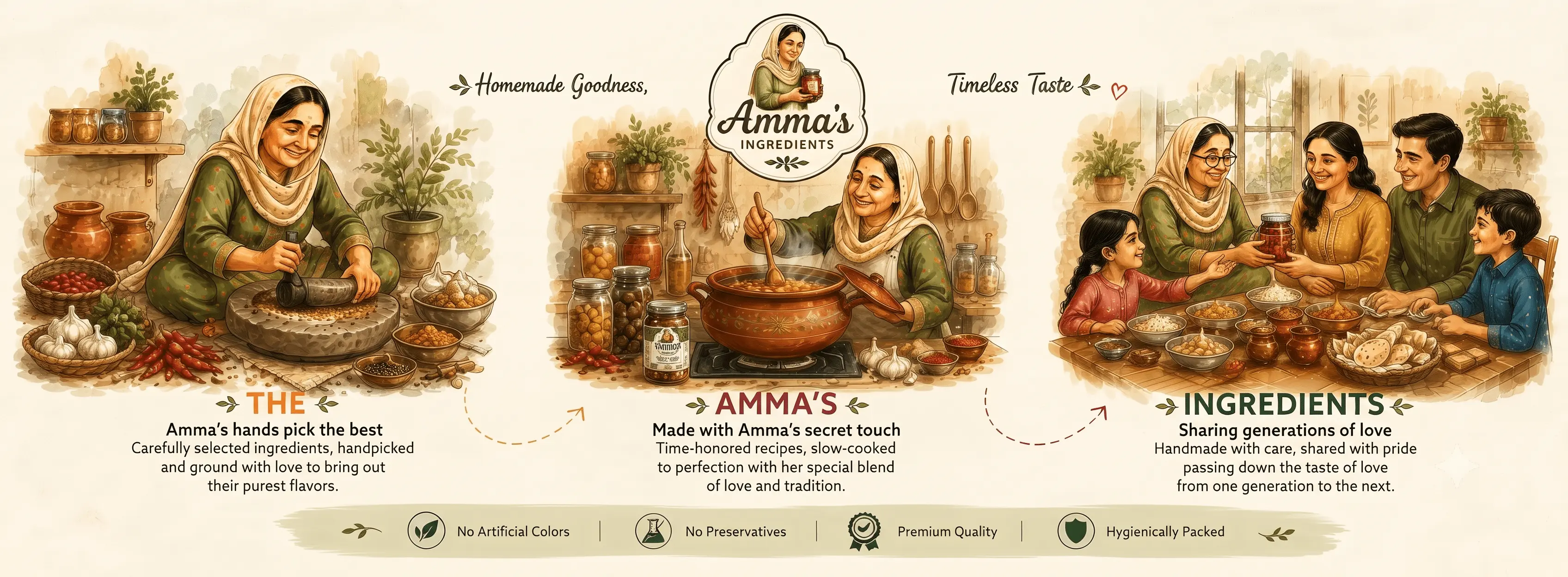 Our Story - Amma's Ingredients