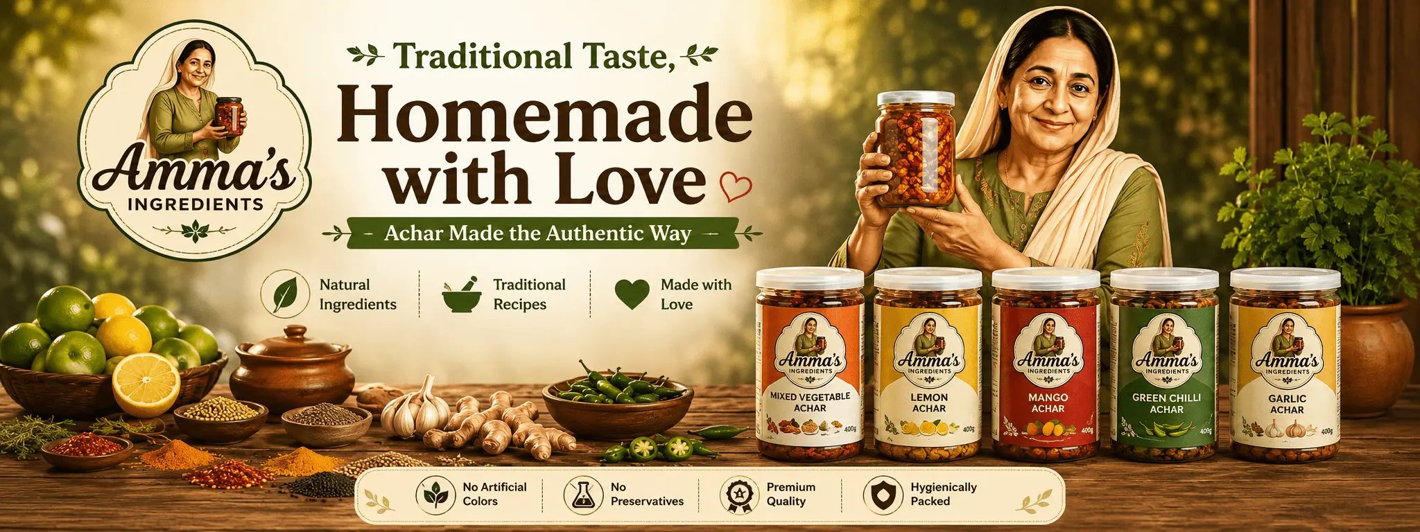 Shop Amma's Ingredients Online