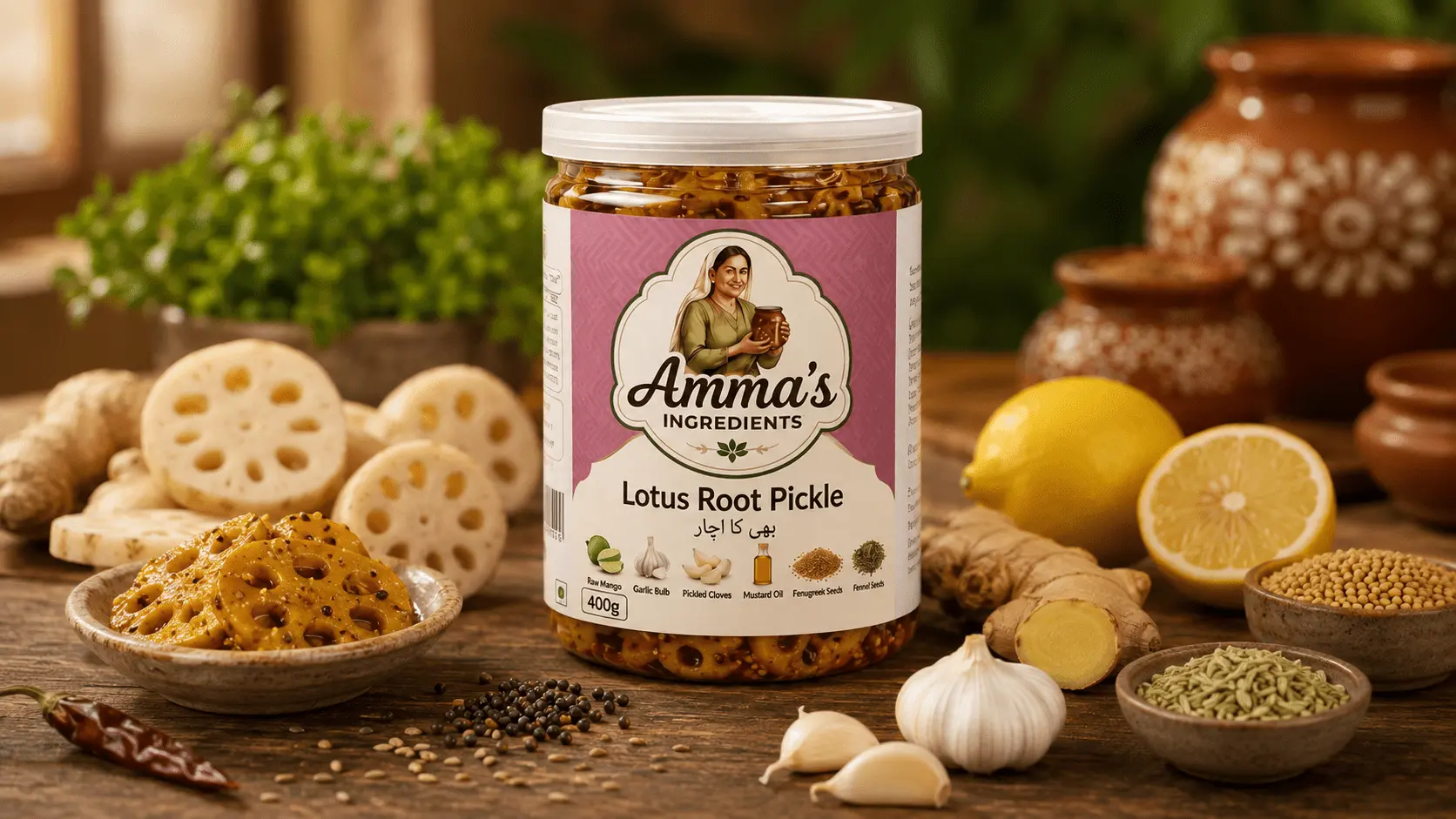 Beh Achar (Lotus Root) - Buy Online in Pakistan
