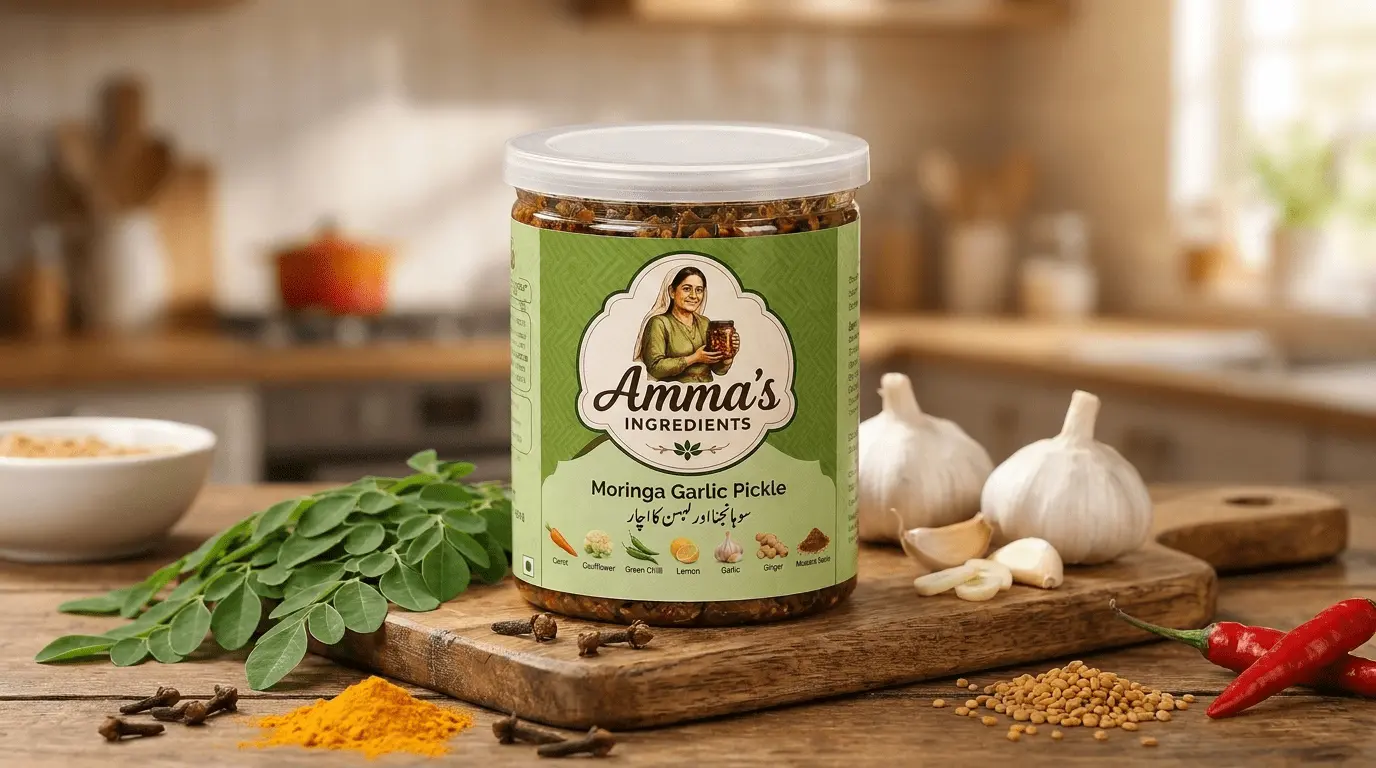 Sohanjna Lahsan Achar (Moringa Garlic) - Buy Online in Pakistan