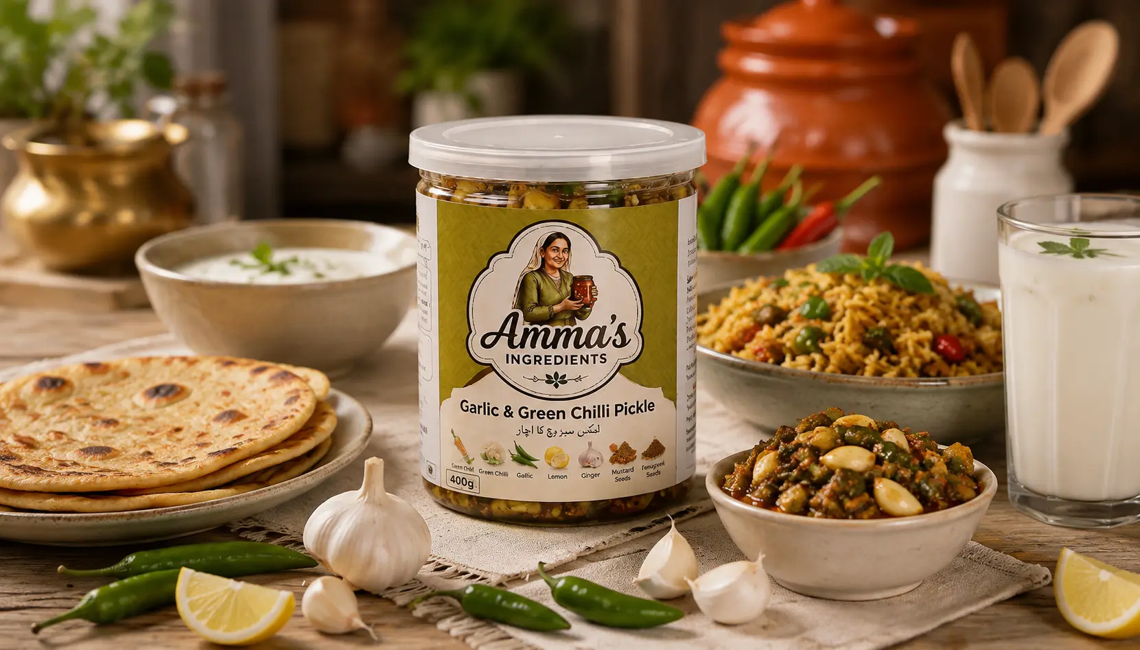 Lahsan Mirch Achar (Garlic & Green) – photo 4