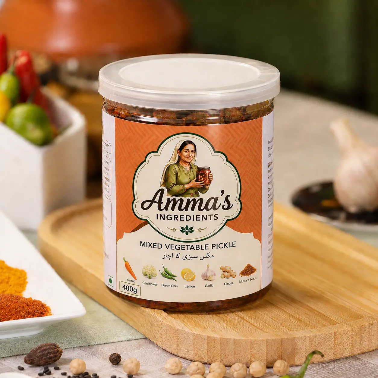 Mix Sabzi Achar 
(Mixed Vegetable Pickle) - Buy Online in Pakistan