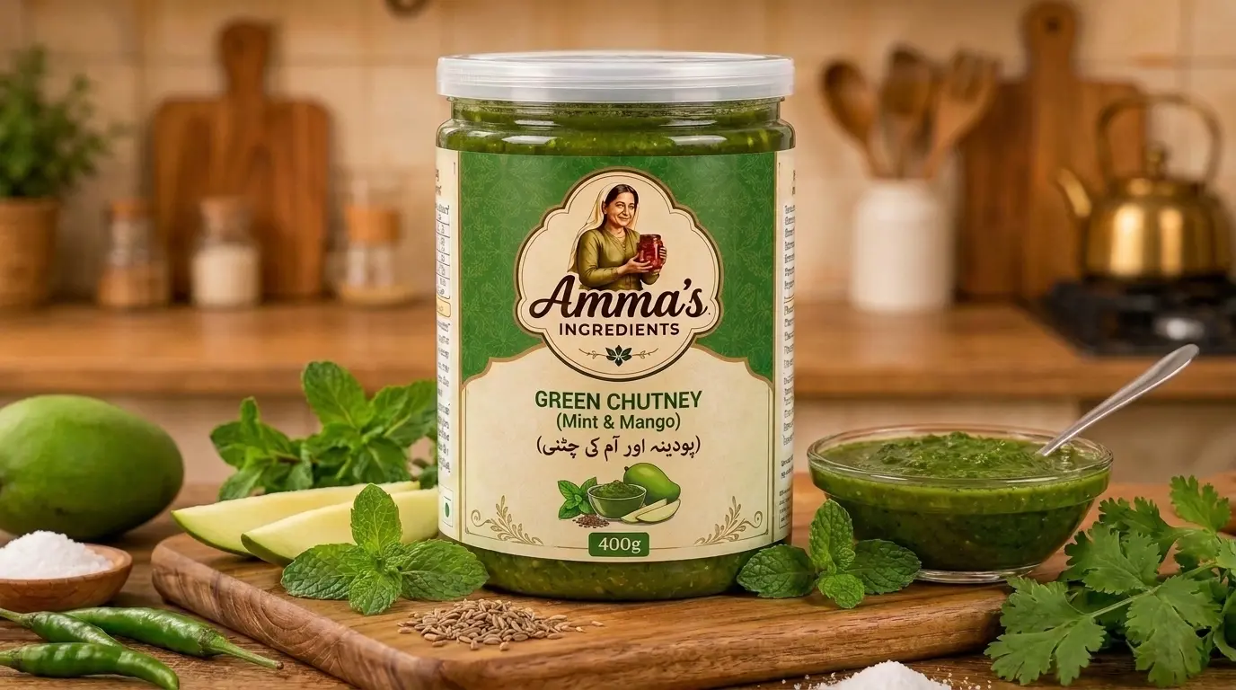 Green Chutney (Mint & Mango) - Buy Online in Pakistan